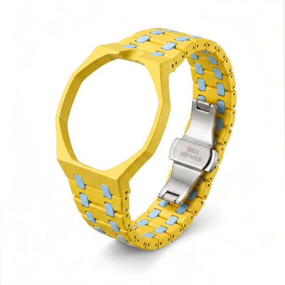 Fits AP x Swatch Royal Pop Watch Case Strap Band Mod Kit Octagonal Strip