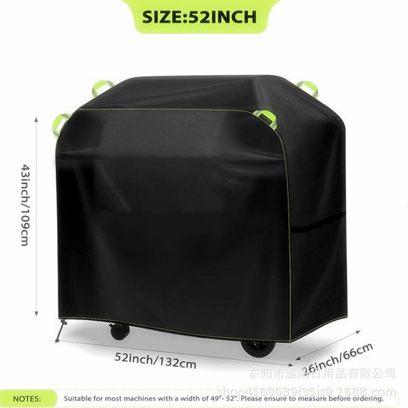 Waterproof BBQ Grill Cover with UV Protection, Drawstring, Reflective Handles