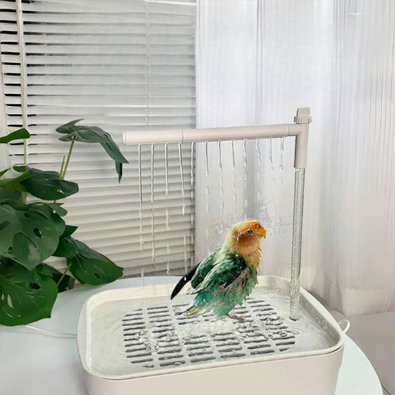 Automatic USB Electric Bird Bath Circulating Water Shower for Parrot Hygiene