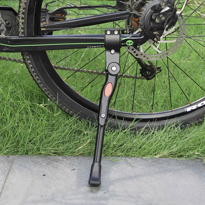 Adjustable Bicycle Side Stand Rack Parking Support for 22-26 Inch Mountain Bikes