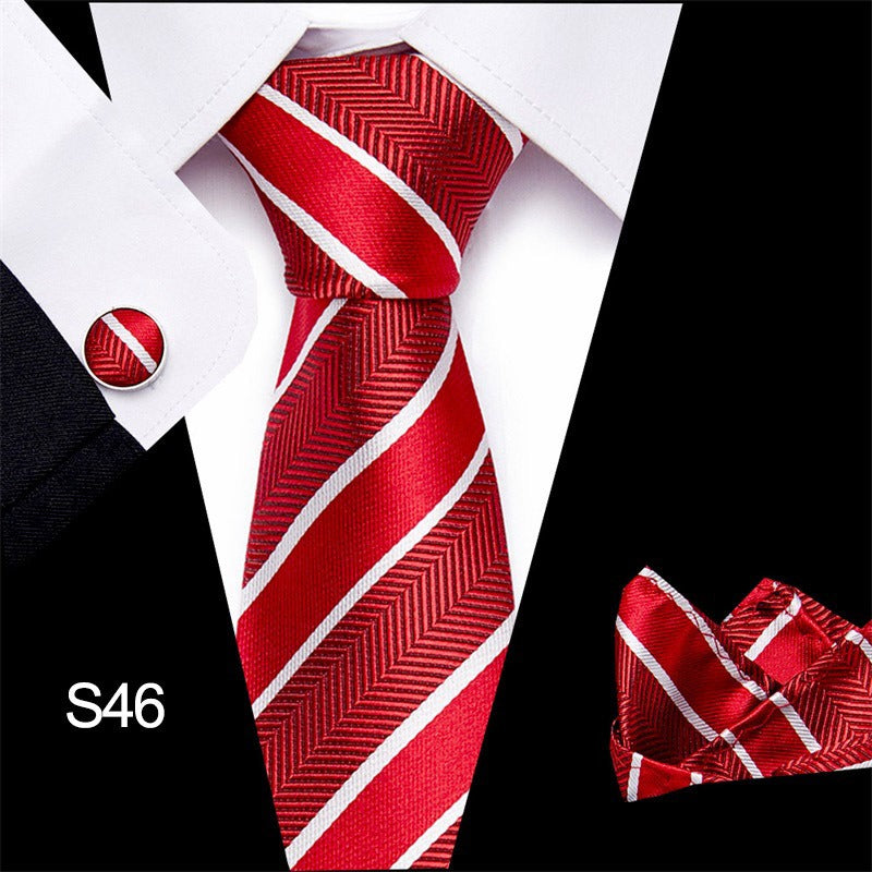 Men's 3pc Tie Set Suit Accessory 53 Options Elegant Designs Smart Business