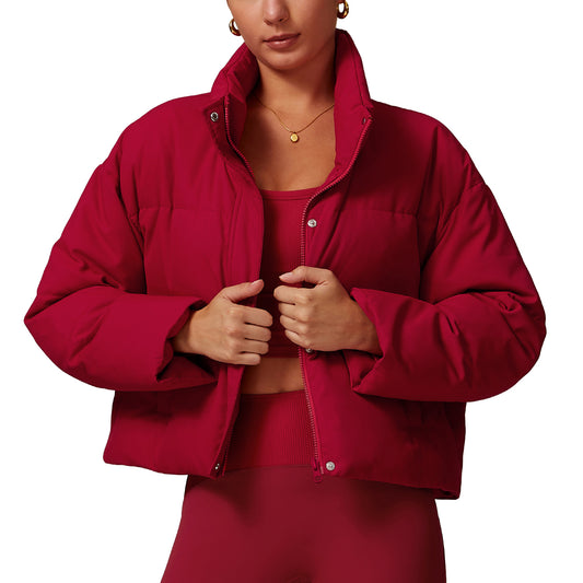 Women's Premium Duck Down Jacket Waterproof Lightweight Winter Coat White