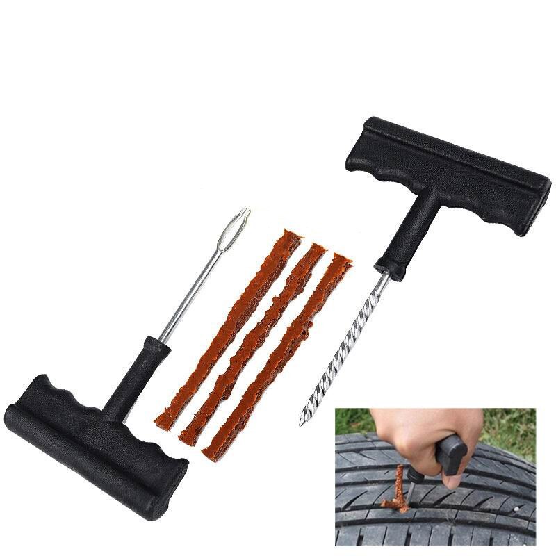 Tubeless Tyre Repair Kit Quick Seal Emergency Puncture Plug Vehicle Tool Set
