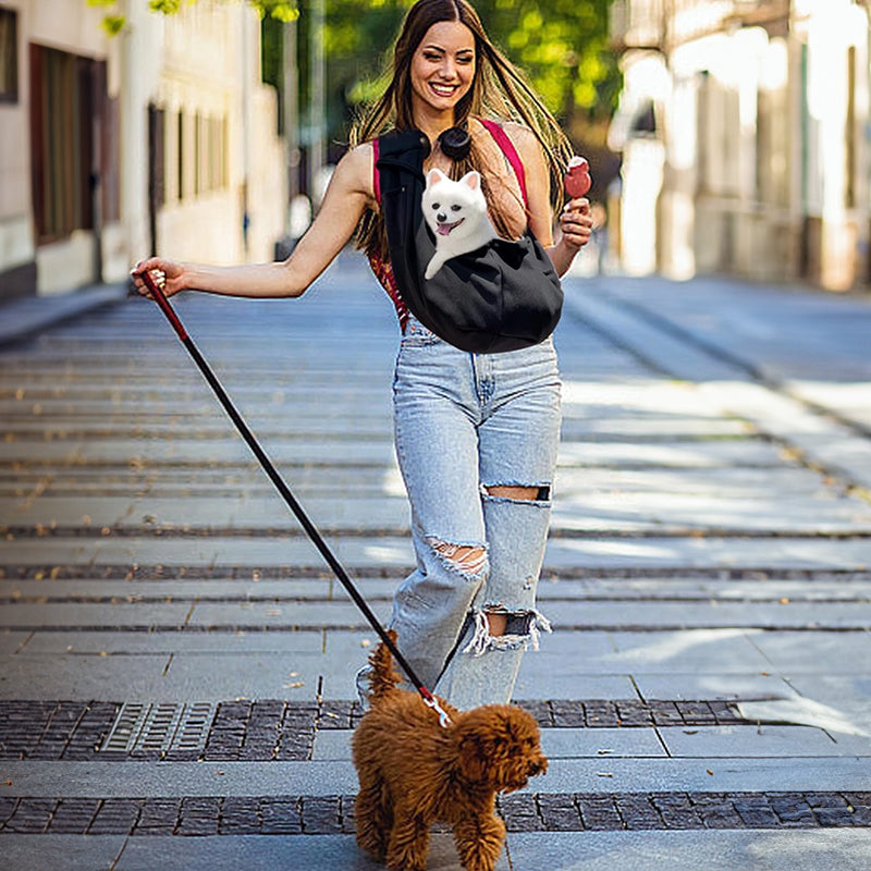 Lightweight Shoulder Pet Carrier Small Dogs Cats Travel Hiking 7.5kg Capacity