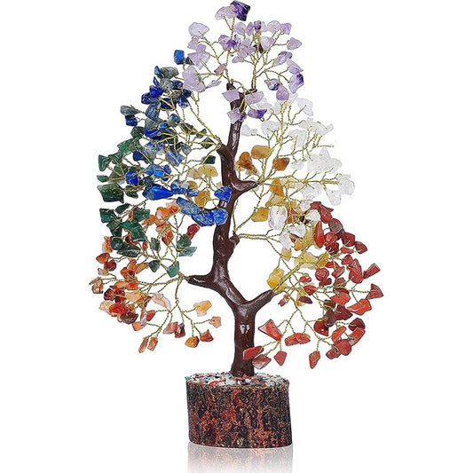 Crystal Tree Fortune Home Gemstone Desktop Stone Decorations Decor