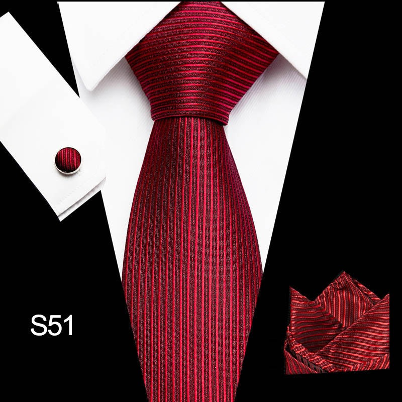 Men's 3pc Tie Set Suit Accessory 53 Options Elegant Designs Smart Business