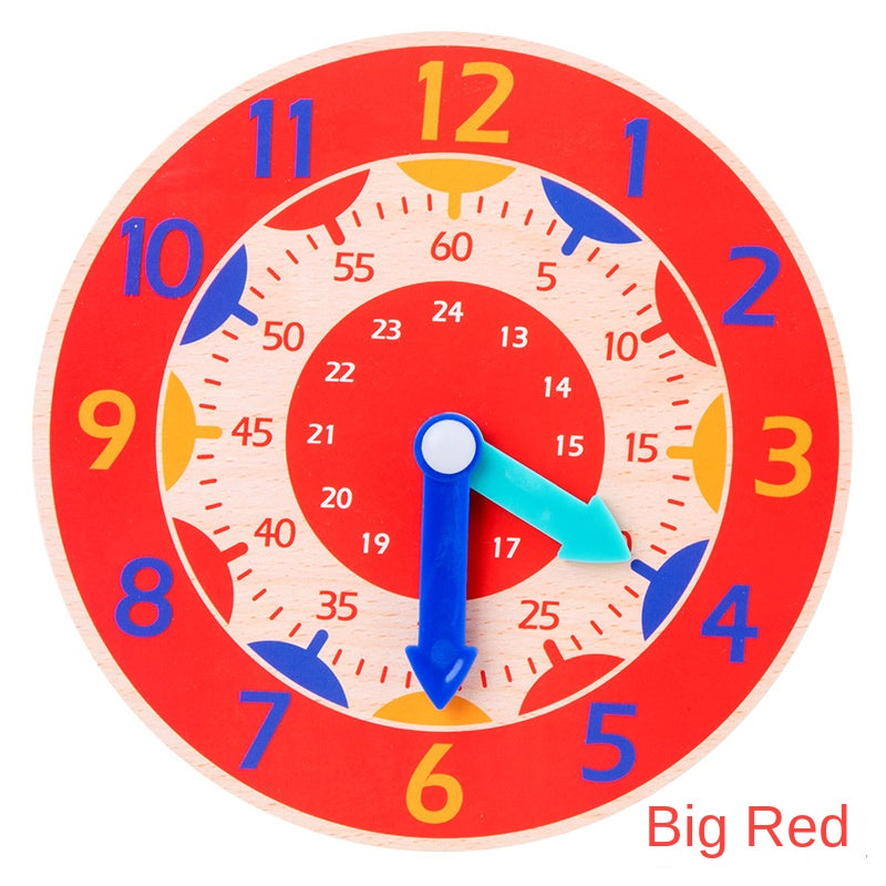 Kids Educational Clock Toy Enhances Time Learning Cognitive Development Skills