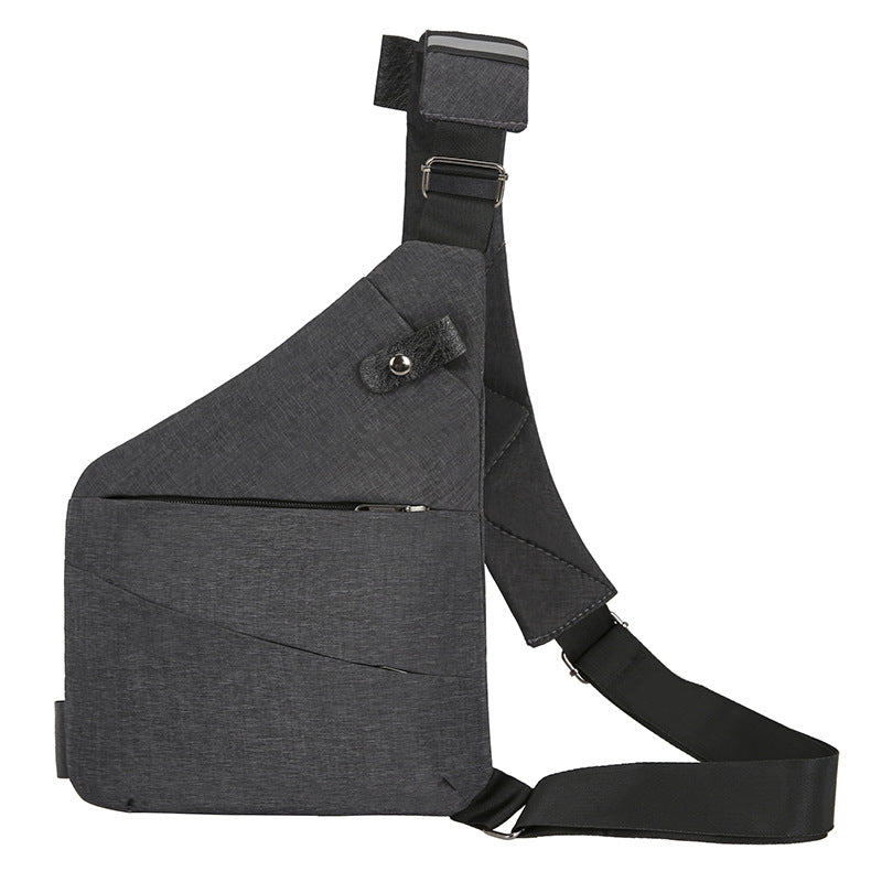 Sports Waist Bag Lightweight Shoulder Chest Pack Anti-Theft Secure Travel Pouch