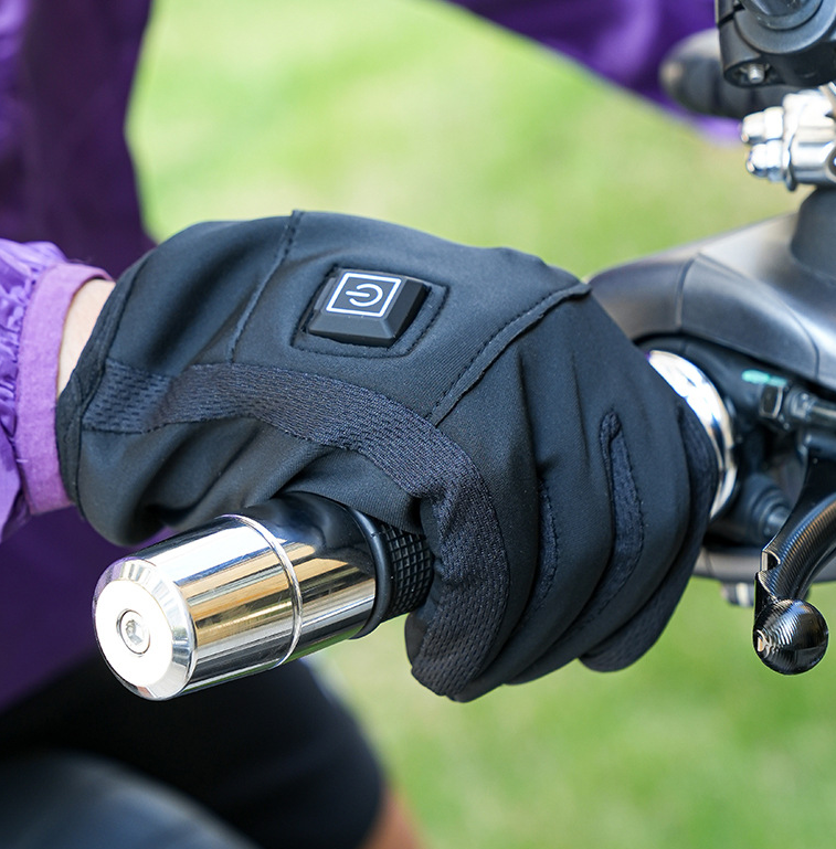 Winter USB Charging Battery Powered Heating Heated Gloves Cycling Warm Glove