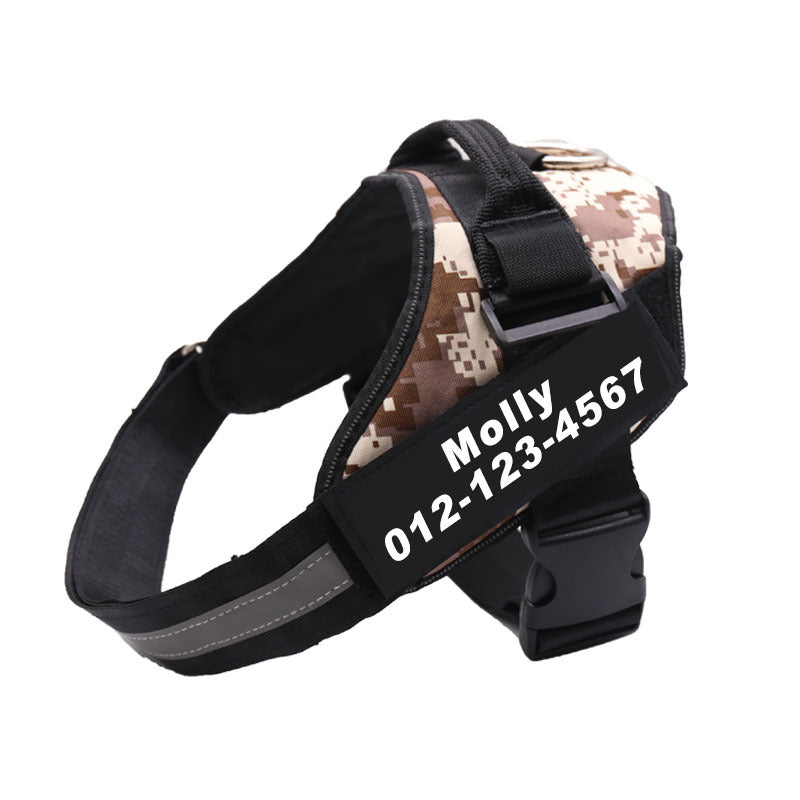 Personalised No Pull Dog Harness XXXS - XXL