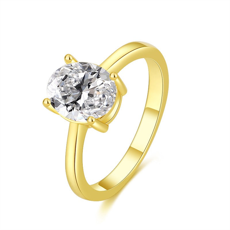 Moissanite Princess Cut Partnership Ring 925 Sterling Silver Premium Quality