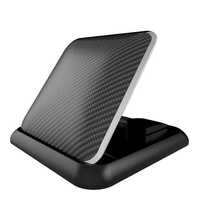 Car Dashboard Mobile Phone Holder Secure Adjustable Carbon Fibre Surface Grip