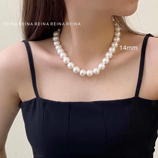 Minimalist Collarbone Pearl necklace Beaded Fashion Jewellery
