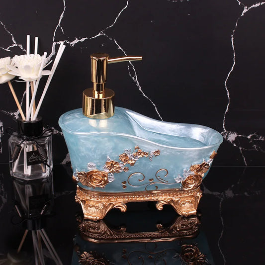 Liquid Soap Bottle Dish Resin Bathtub Shampoo Shower Gel Dispenser