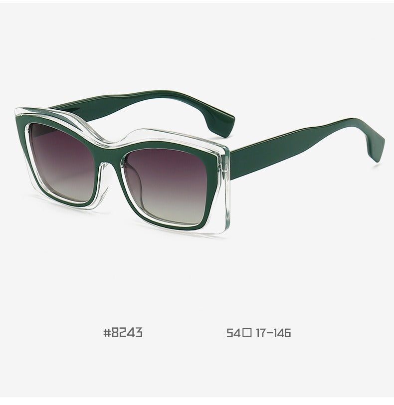 Stylish Full Frame Women's Sunglasses UV400 Protection Outdoor Eyewear Fashion