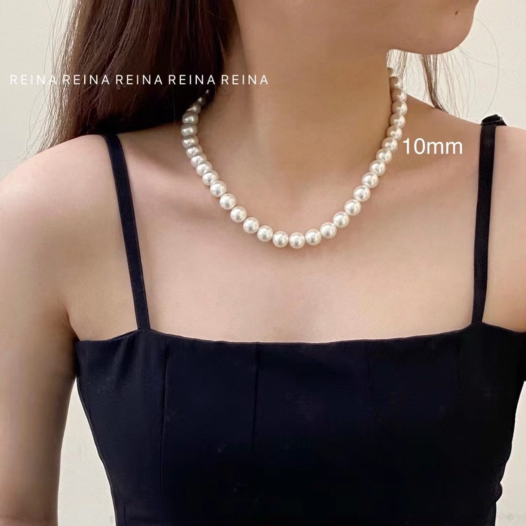 Minimalist Collarbone Pearl necklace Beaded Fashion Jewellery