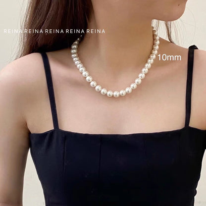 Minimalist Collarbone Pearl necklace Beaded Fashion Jewellery