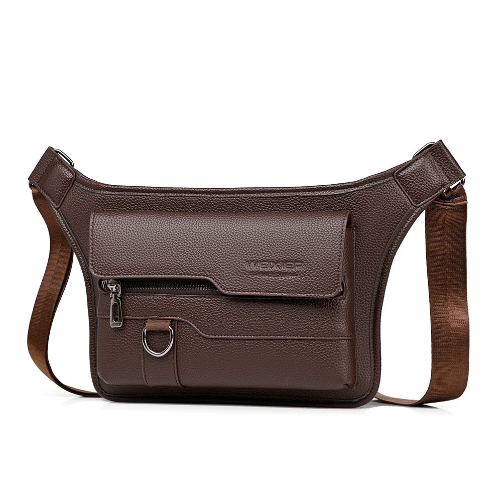 Men's Waterproof Chest Bag Crossbody Shoulder Sling Travel Storage Organizer Pouch