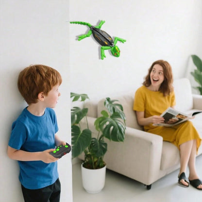 Remote Control Wall Climbing Gecko Robot Toy Enhanced Surface Grip Technology
