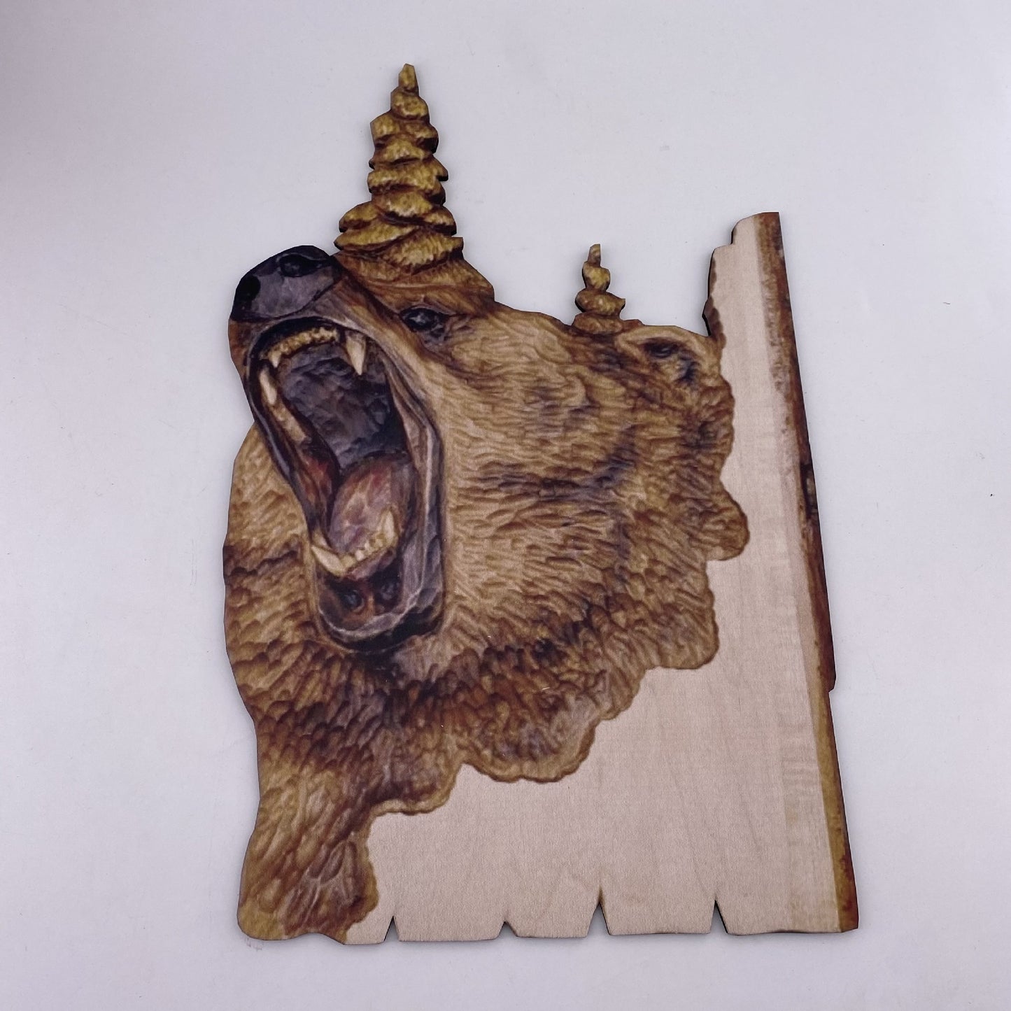 Animal Carving Wall Sculpture Handcrafted Artistic Home Decoration 38cm x 26cm