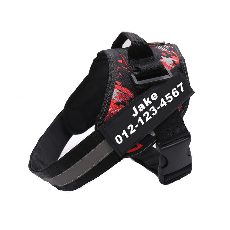 Personalised No Pull Dog Harness XXXS - XXL