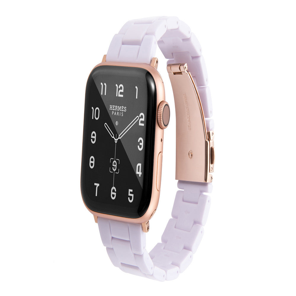 Resin Strap for Apple Watch Series 7 6 5 4 3 38/40mm 42/44mm 18 Colours Trend