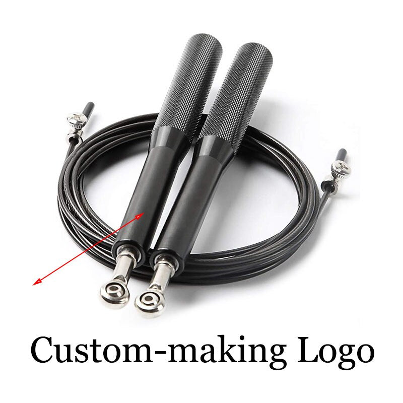 Adjustable Speed Skipping Rope Cardio Workout Fitness MMA Boxing Crossfit Gym