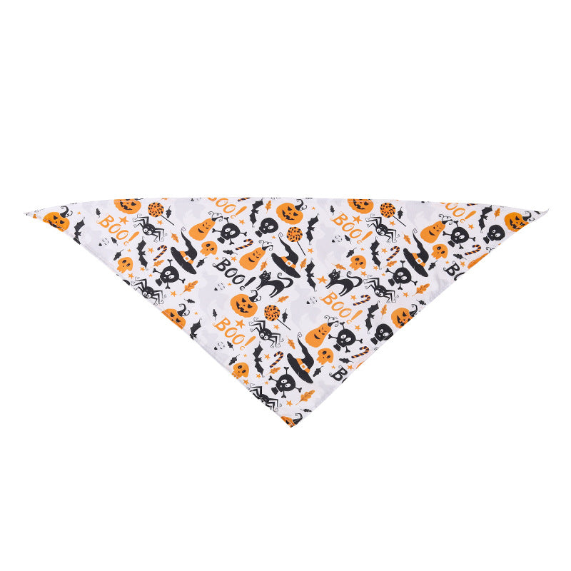 Adjustable Holiday Festive Pet Bandana Scarf Bib Seasonal Design for Dogs Cats