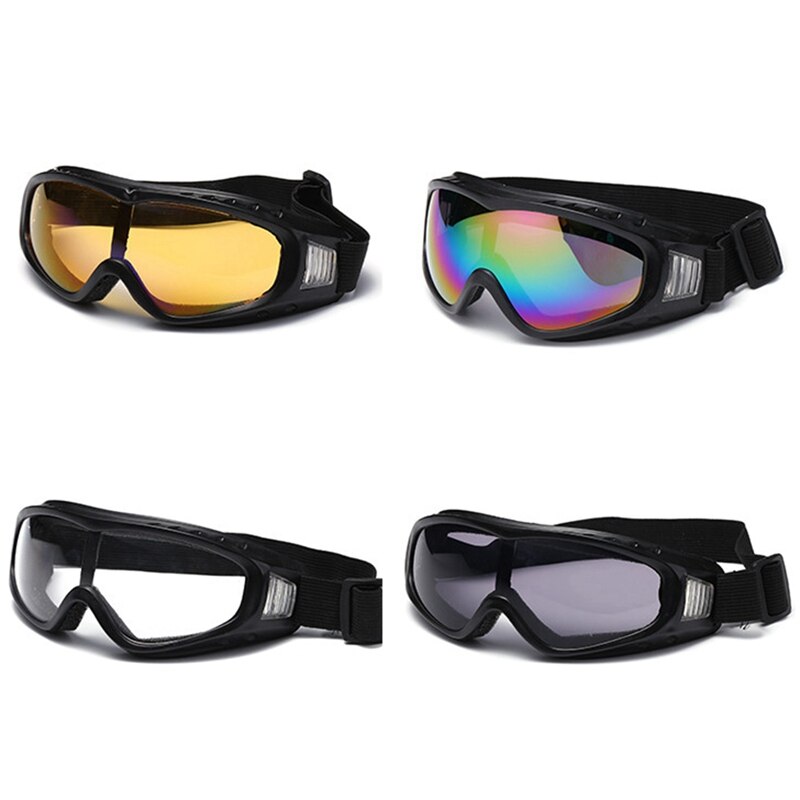 Motorcycle Racing Goggles UV Protection Scratch Resistant Clear Vision Outdoor