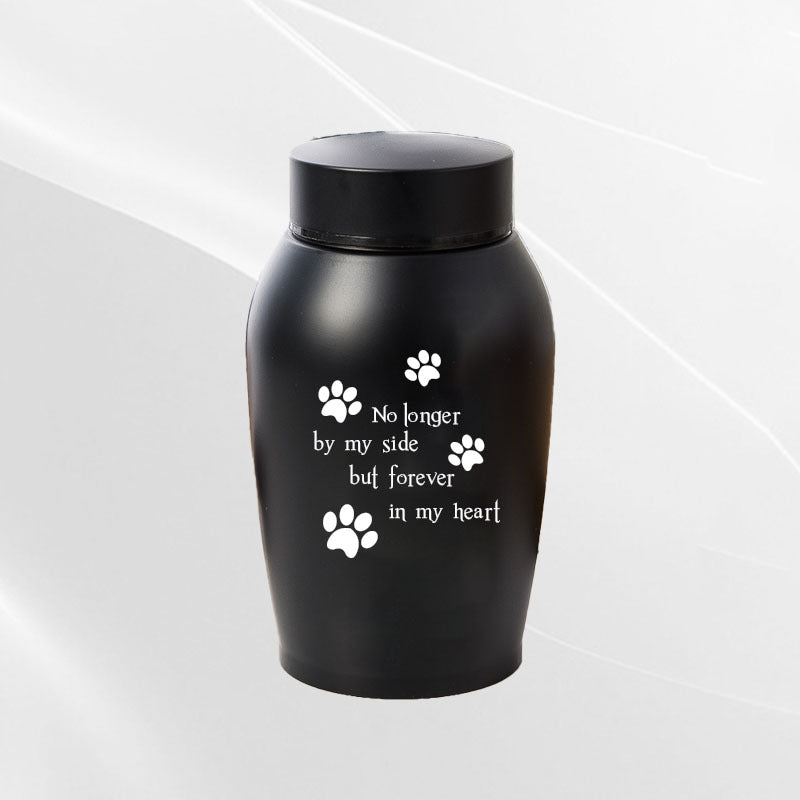 Stainless Steel Pet Memorial Urn Moisture Proof Portable Ash Keepsake Small Pets