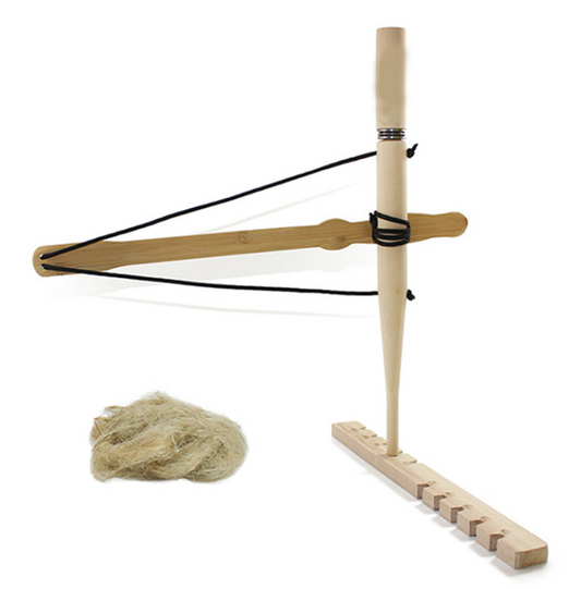 Bow Drill Kit Fire Starter Wood Survival Gear Outdoor Camping Tools Scout Kit