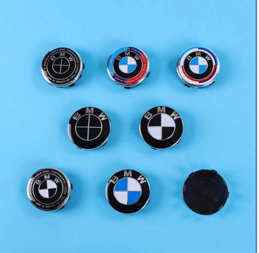 Wheel Centre Cap Cover Fits BMW Series 1 3 5 7 X1 X3 X5 68mm 56mm Blue Hub Caps