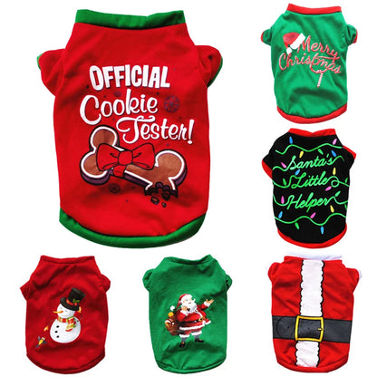 Christmas Dog Clothes Holiday Pet Outfits Festive Designs Xmas Clothing