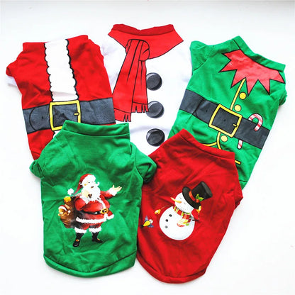 Christmas Dog Clothes Holiday Pet Outfits Festive Designs Xmas Clothing