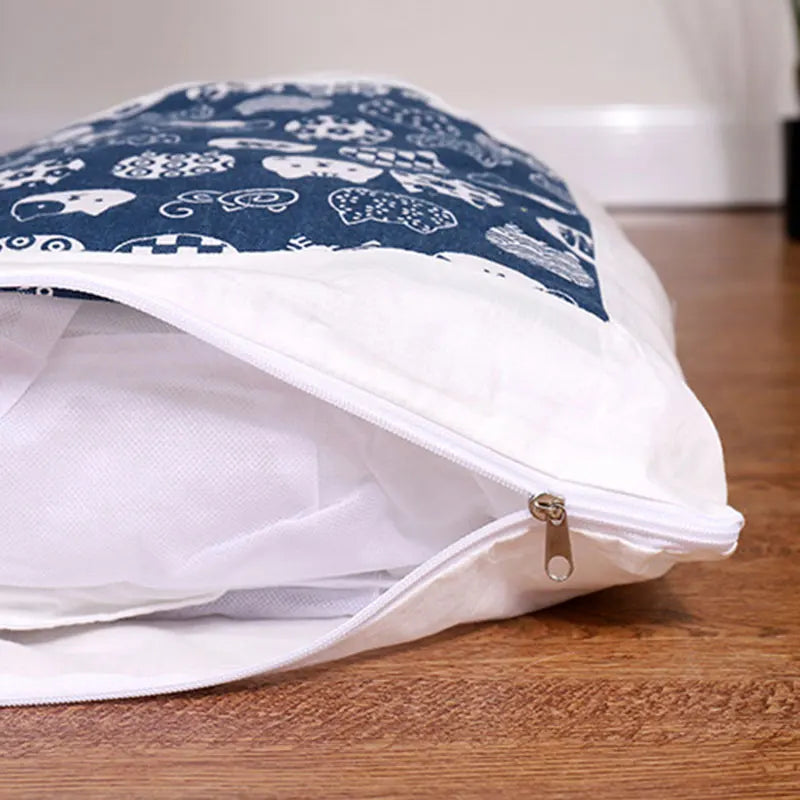 Warm Winter Cat Bed Sleeping Bag House Removable Cover Small Pets Pillow