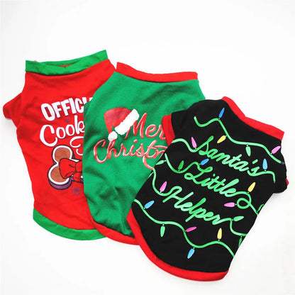 Christmas Dog Clothes Holiday Pet Outfits Festive Designs Xmas Clothing