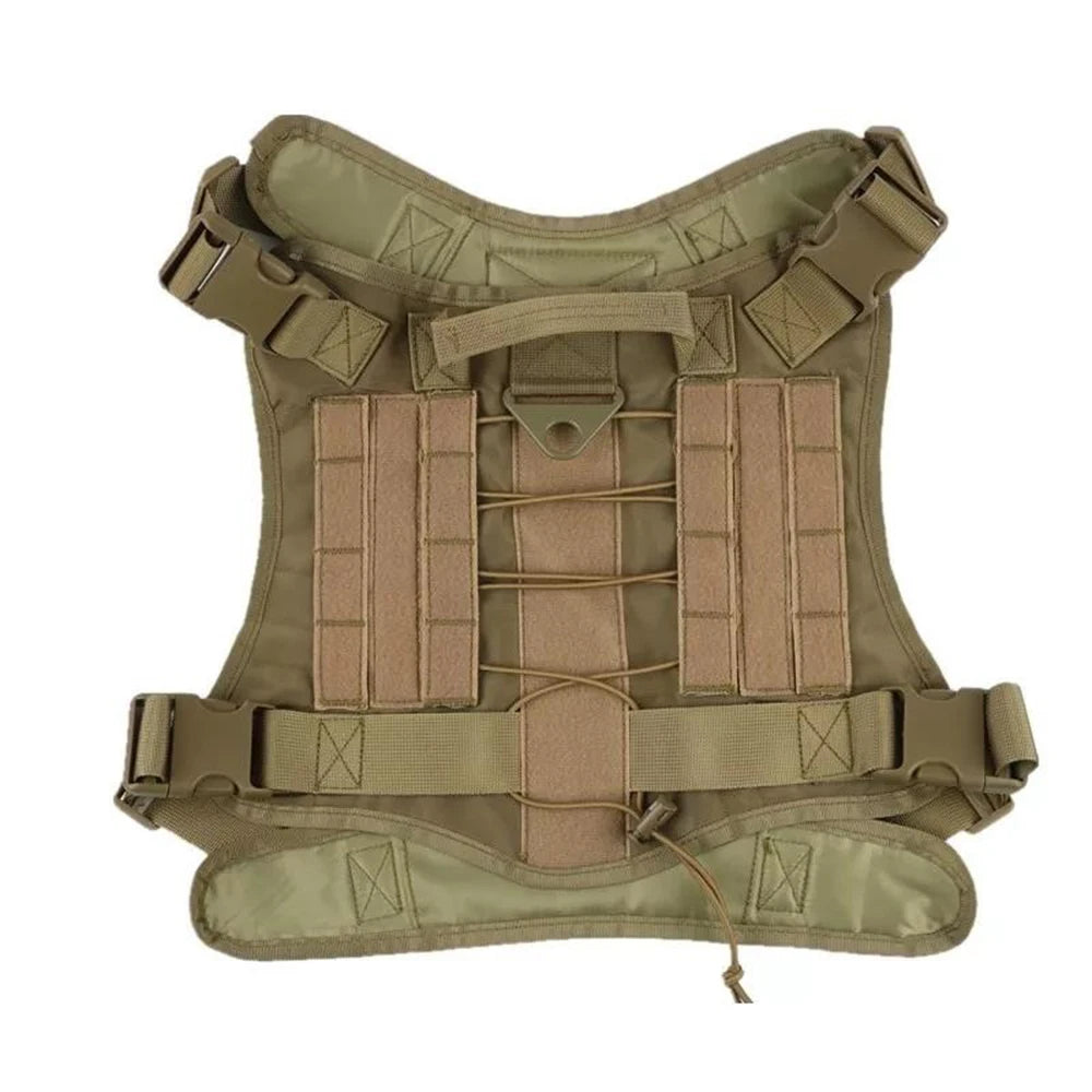 Tactical Dog Harness Training Vest Breathable Military No-Pull Adjustable Gear