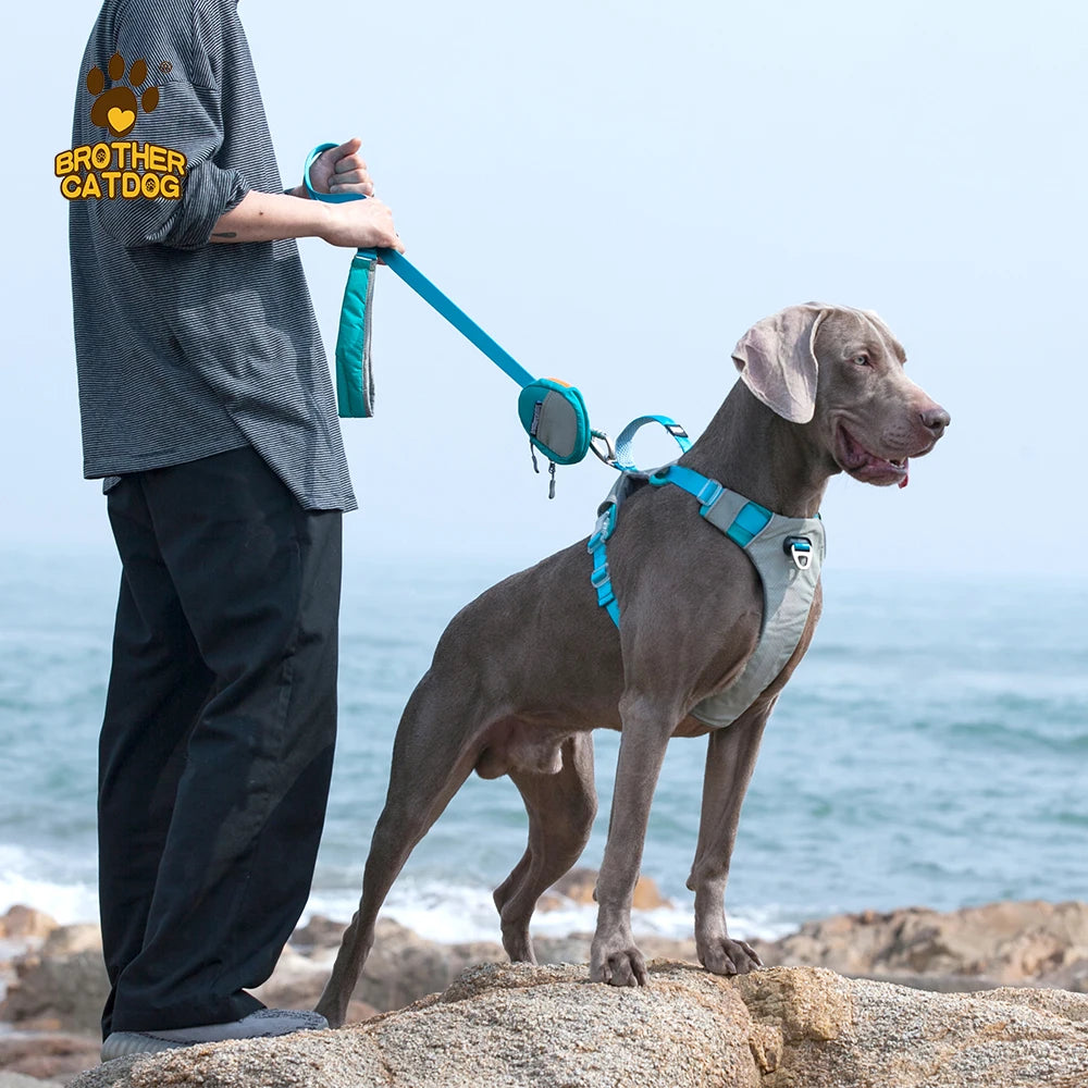 Reflective Adjustable Pet Dog Harness Vest Training Large Dogs Supplies