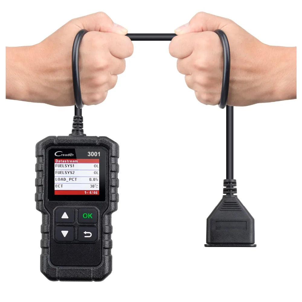 OBD2 Creader 3001 Vehicle Diagnostic Scanner Engine Fault Code Detection Tool