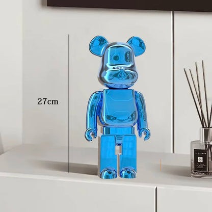 Graffiti Bear Resin Sculpture Unique Desktop Decorative Item 27cm Collectible